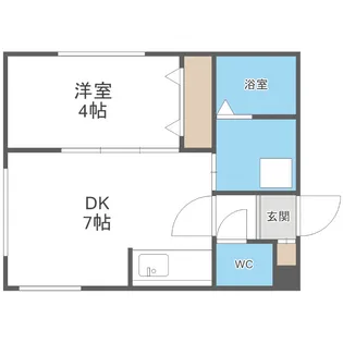 ラグナベルデ美園【3階】の間取り