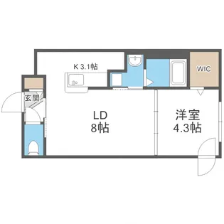 シティレジデンス南郷13丁目【4階】の間取り
