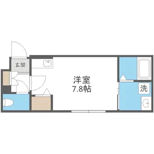 coffret(コフレ)東札幌23【2階】の間取り