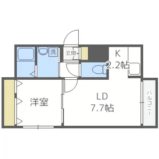 A BOND月寒T・H【3階】の間取り