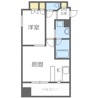 プレジデント豊平【0801号室】の間取り