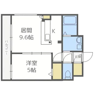 CLAIR(クレール)【4階】の間取り