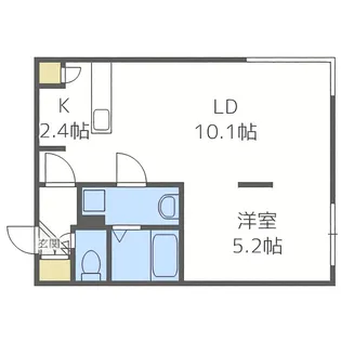Ti amo S18(ティアモS18)【2階】の間取り
