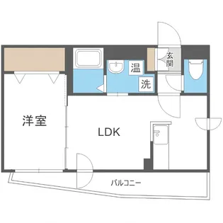 エリカーナ東札幌【2階】の間取り