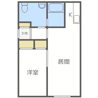 MODULOR南円山【1階】の間取り