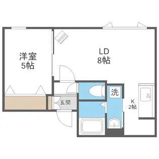 レアリゼ南円山【3階】の間取り