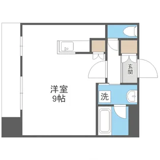 プレジデント豊平【8階】の間取り