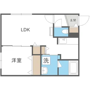 Aster S14【101号室】の間取り