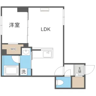 Aster S14【103号室】の間取り