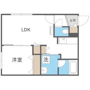 Aster S14【401号室】の間取り