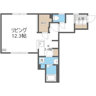 ラフィナート山鼻【2階】の間取り