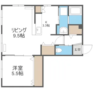 グランメールボヌール【1階】の間取り