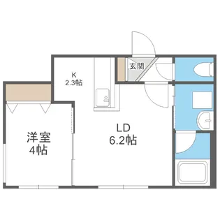 precious MISONO(プレシャスミソノ)【205号室】の間取り