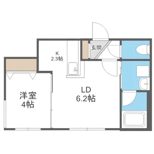 precious MISONO(プレシャスミソノ)【4階】の間取り