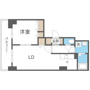 ティアラタワー中島倶楽部(I)【5階】の間取り