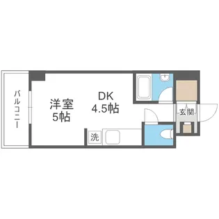 Lハイム豊平公園【205号室】の間取り