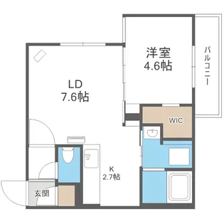 ALTUS南平岸【2階】の間取り