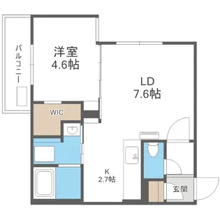 ALTUS南平岸【302号室】の間取り