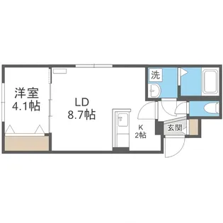 WESTOPIA SAPPORO【3階】の間取り