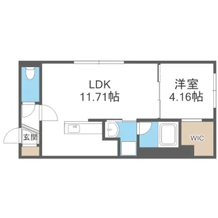 ドルチェ南郷8【302号室】の間取り