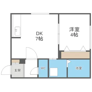 ラグナベルデ美園【3階】の間取り