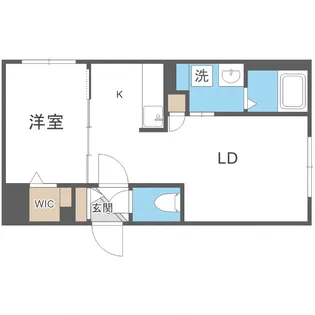 Riche reve toyohira【4階】の間取り