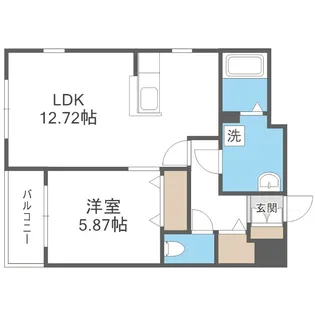 MAISON LETICIA【101号室】の間取り