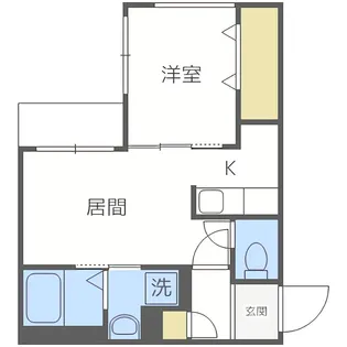 COLORE SHIROISHI (コローレ白石)【4階】の間取り