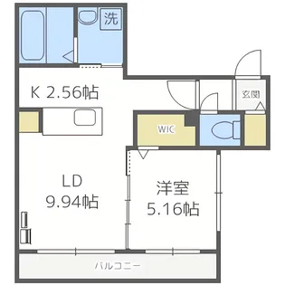 HGSサウス11【5階】の間取り