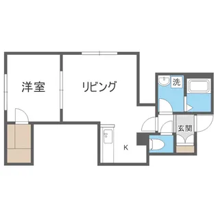 スノーチャイルド平岸【2階】の間取り
