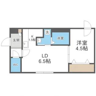 ラグジースペース平岸【3階】の間取り