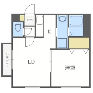 NFPガーデン月寒西【4階】の間取り