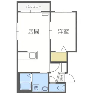 ジョヴァンニ菊水【1階】の間取り