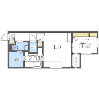 サードインパクト【4階】の間取り
