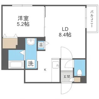 アルシオーネN4【3階】の間取り