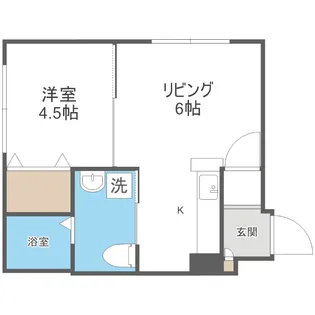 ブランノワールリヴィエール【2階】の間取り