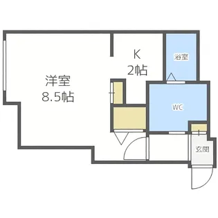 Prestige Sapporo【4階】の間取り