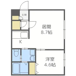 モデルノ14【1階】の間取り