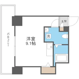 ジュエルタワー【9階】の間取り