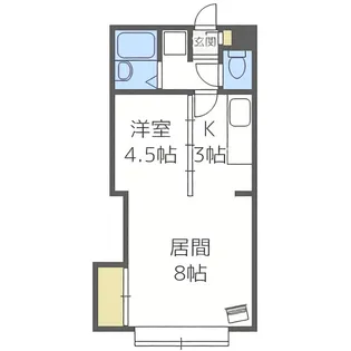ドムス美園2・5【303号室】の間取り