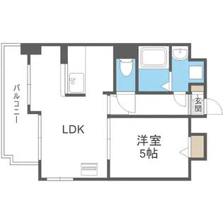 ヴィターレ【5階】の間取り