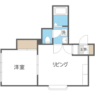 シェーンブルン南円山【103号室】の間取り