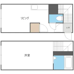 Kコート平岸【102号室】の間取り