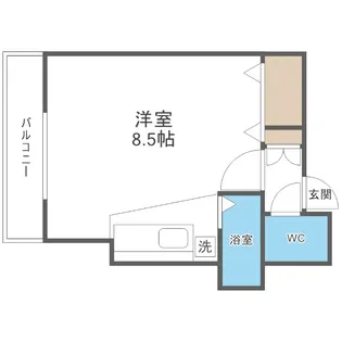 る・ぱれ美園壱番館【G号室】の間取り