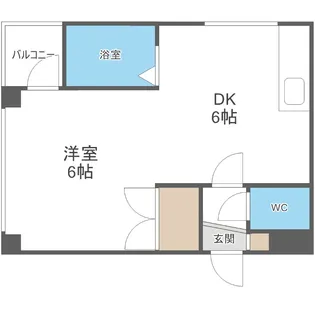 クロストン3.4【301号室】の間取り