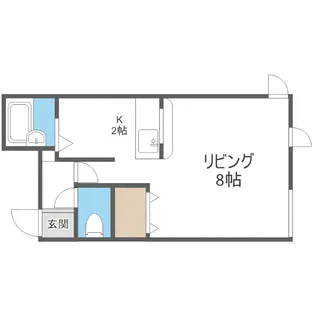 ロイヤルステージ平岸【3階】の間取り