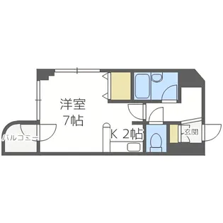 レクセル札幌平岸【8階】の間取り