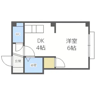 パサディナ平岸【306号室】の間取り