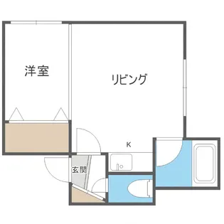 北菱パークハイツ【1号室】の間取り