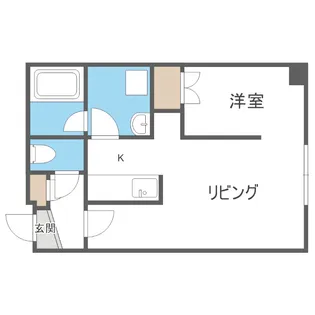 イー・エフ大通17ビル【401号室】の間取り